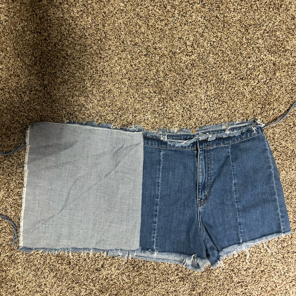 Jean skort. Dress it up or down, beautiful addition to your closet.